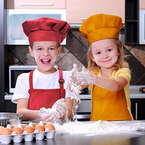 Tablier Enfant et Chapeau de Chef Set multi couleur - 3 Saveur