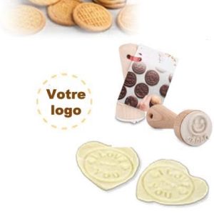Biscuits RAYÉS moule - Moule professionnel en silicone en forme de biscuit,  ornament en 3D à crème glacée pour gâteaux